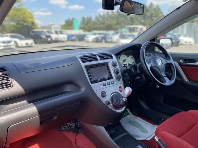 シビック タイプＲ　１年保証付　修復歴無し　ノーマル車　６速Ｍ／Ｔ　ＲＥＣＡＲＯバケットシート　ナビ　フルセグＴＶ　Ｂｌｕｅｔｏｏｔｈ　ＣＤ　前後ドラレコ　ＥＴＣ　キーレス（10枚目）