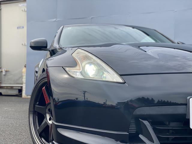 フェアレディZ バージョンS 1年保証付 記録簿付 NISMOエアロ HKS車高調 VOLKRACING19インチAW リヤウィング Bluetooth 3連メーター スマートキー キセノンライト ドラレコ 禁煙車(28枚目)