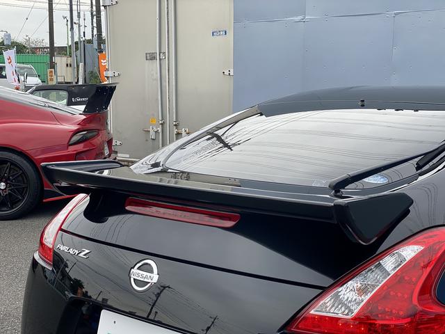 フェアレディZ バージョンS 1年保証付 記録簿付 NISMOエアロ HKS車高調 VOLKRACING19インチAW リヤウィング Bluetooth 3連メーター スマートキー キセノンライト ドラレコ 禁煙車(35枚目)