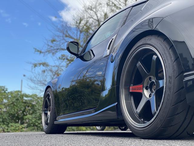 フェアレディZ バージョンS 1年保証付 記録簿付 NISMOエアロ HKS車高調 VOLKRACING19インチAW リヤウィング Bluetooth 3連メーター スマートキー キセノンライト ドラレコ 禁煙車(37枚目)