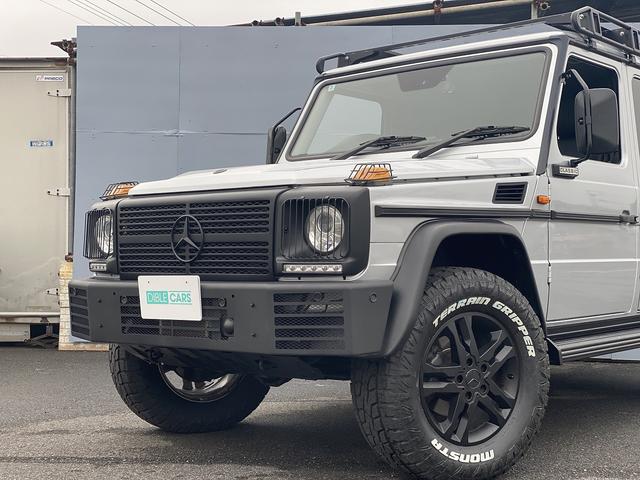 Ｇクラス Ｇ３５０　ブルーテック　ラグジュアリーＰＫＧ　当社オリジナル　プロフェッショナル仕様　リフトＵＰ　ルーフラック／リヤラダー　クラシックグリル／スチールＦバンパー　ヘッドライトガード　黒革　サンルーフ　ナビＴＶ　ブラックＡＷ（16枚目）