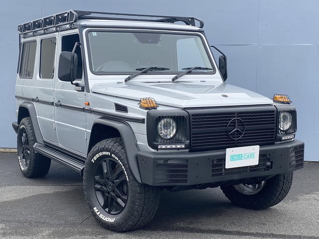 Ｇクラス Ｇ３５０　ブルーテック　ラグジュアリーＰＫＧ　当社オリジナル　プロフェッショナル仕様　リフトＵＰ　ルーフラック／リヤラダー　クラシックグリル／スチールＦバンパー　ヘッドライトガード　黒革　サンルーフ　ナビＴＶ　ブラックＡＷ（37枚目）