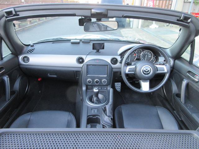 ロードスター RS 後期モデル レザーパッケージ フルノーマル シートヒーター BOSEサウンドスピーカー ドライブレコーダー ナビ 地デジ バックカメラ ETC スマートキー タイヤ山有り(2枚目)