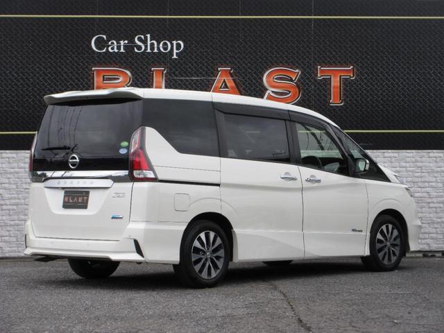 セレナ ハイウェイスター　プロパイロットエディション　プロパイロット　Ｂｌｕｅｔｏｏｔｈ　衝突被害軽減ブレーキ　レーンキープアシスト　クルコン　バックカメラ　クリアランスソナー　ＳＤナビ　フルセグＴＶ　デュアルバックドア　両側パワスラ　ＬＥＤヘッドライト（4枚目）