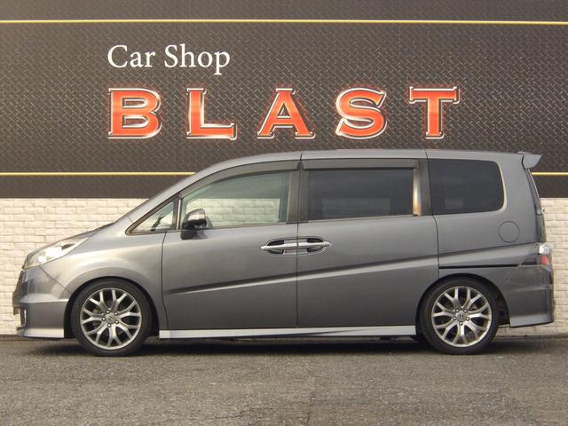 ステップワゴン スパーダS HDDナビ スマートスタイルED ローダウン フリップダウンモニター 7人乗り 両側パワスラ フルセグTV 純正HDDナビ TVキャンセラー 純正18AW バックカメラ スマートキー HIDヘッドライト フォグ(8枚目)