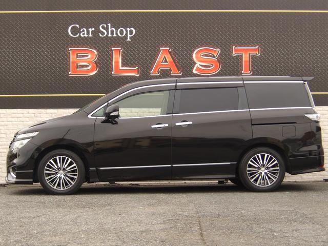 エルグランド ２５０ハイウェイスタープレミアム　後期　Ｗサンルーフ　黒本革シート　前席パワーシート　シートヒーター　アウトランドビューモニター　フリップダウンモニター　パワーテールゲート　Ｂｌｕｅｔｏｏｔｈ　クルーズコントロール　クリアランスソナー（8枚目）