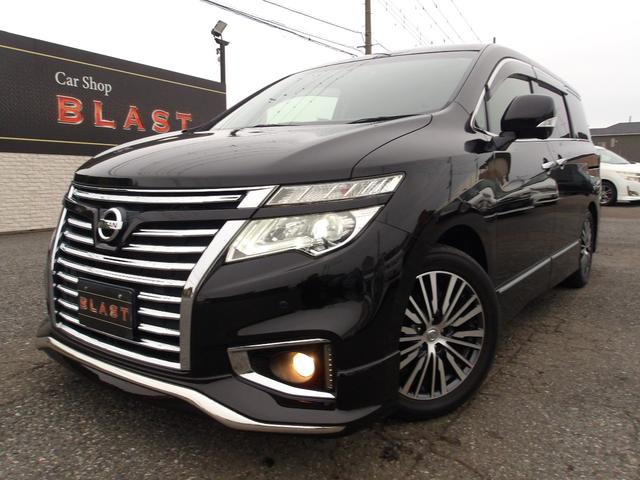 エルグランド ２５０ハイウェイスタープレミアム　後期　Ｗサンルーフ　黒本革シート　前席パワーシート　シートヒーター　アウトランドビューモニター　フリップダウンモニター　パワーテールゲート　Ｂｌｕｅｔｏｏｔｈ　クルーズコントロール　クリアランスソナー（10枚目）