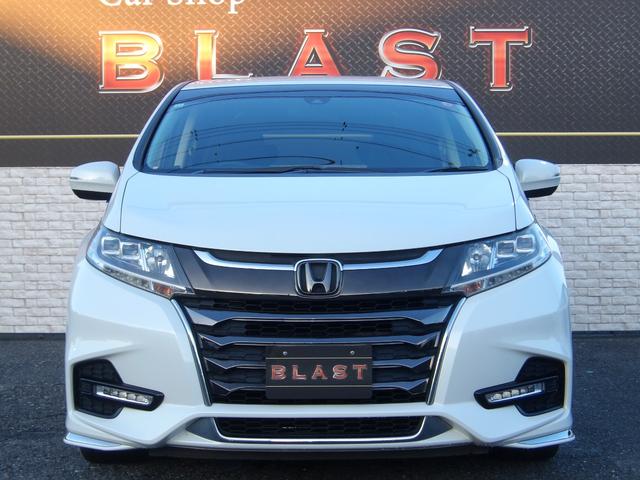 オデッセイ アブソルート・ホンダセンシング　中期型　ワンオーナー　ＡｐｐｌｅｃａｒＰｌａｙ　フリップダウンモニター　ハーフレザーシート　Ｂｌｕｅｔｏｏオーディオ　パワーシート　純正９インチメモリナビ　フルセグＴＶ　両側パワスラ　バックカメラ（5枚目）