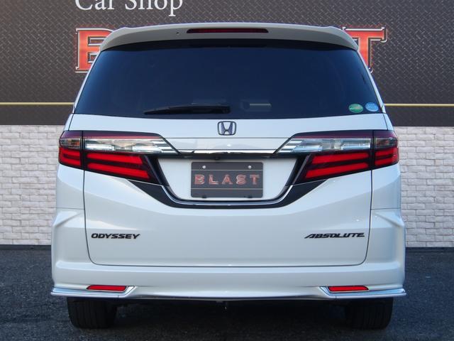 オデッセイ アブソルート・ホンダセンシング　中期型　ワンオーナー　ＡｐｐｌｅｃａｒＰｌａｙ　フリップダウンモニター　ハーフレザーシート　Ｂｌｕｅｔｏｏオーディオ　パワーシート　純正９インチメモリナビ　フルセグＴＶ　両側パワスラ　バックカメラ（6枚目）