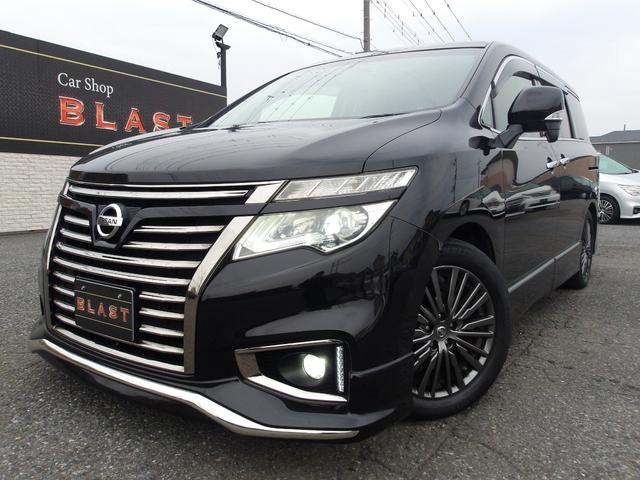 エルグランド ２５０ハイウェイスターアーバンクロム　ローダウン　後席モニター　ハーフレザー　両側パワスラ　Ｗエアコン　純正メモリナビ　フルセグＴＶ　Ｂｌｕｅｔｏｏ　前後ドラレコ　バックカメラ　クルコン　ＬＥＤヘッドライト　純正１８ＡＷ　ビルトインＥＴＣ（10枚目）