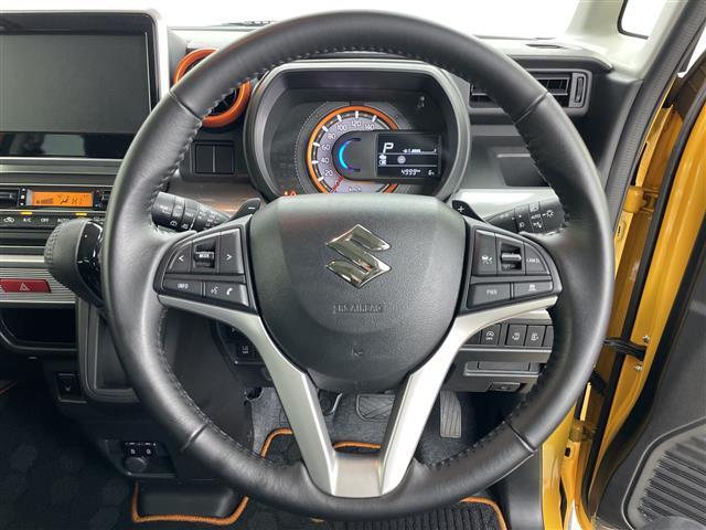 スペーシアギア ハイブリッドＸＺ　ターボ　デュアルカメラブレーキサポート　レーダークルコン　レーンキープアシスト　横滑り防止装置　パドルシフト　前席シートヒーター　両側パワースライドドア　ＬＥＤヘッドライト　オートライト　スマートキー（7枚目）