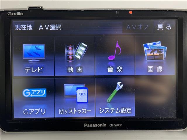 ハスラー A キーレスキー ライトレベライザー 社外ポータブルナビ ワンセグTV(4枚目)