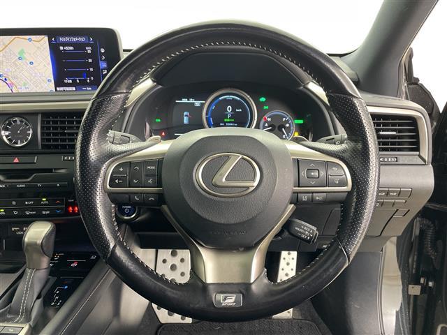 RX RX450h 4WD サンルーフ 純正ナビ・全方位カメラ パワーバックドア レクサスセーフティーシステム オートクルーズコントロール ブラインドスポットモニター パドルシフト レザーシート 前席パワーシート LED(10枚目)