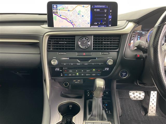 RX RX450h 4WD サンルーフ 純正ナビ・全方位カメラ パワーバックドア レクサスセーフティーシステム オートクルーズコントロール ブラインドスポットモニター パドルシフト レザーシート 前席パワーシート LED(13枚目)