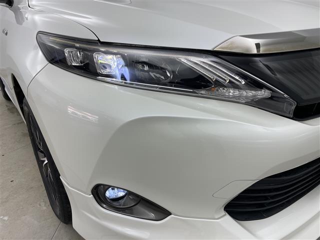 ハリアーハイブリッド プレミアム　スタイルモーヴ　４ＷＤ　モデリスタエアロ（フロント，サイド，リア）　社外ナビ　バックカメラ　パワーバックドア　クルーズコントロール　ハーフレザーシート　Ｄ席シートメモリー　前席パワーシート　前席シートヒーター　ＥＴＣ（38枚目）