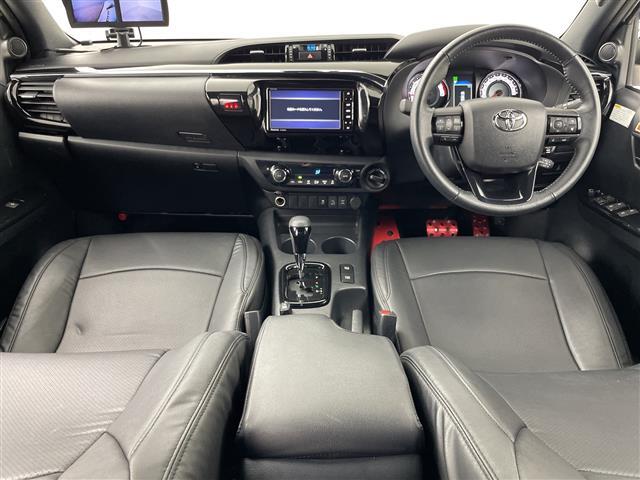 ハイラックス Z ブラックラリーエディション 4WD 寒冷地仕様 社外ナビ バック,左サイド,フロントカメラ トヨタセーフティセンス レーンディパーチャーアラート アダプティブクルーズコントロール フロントワイパーデアイサー ドアミラーヒーター(2枚目)