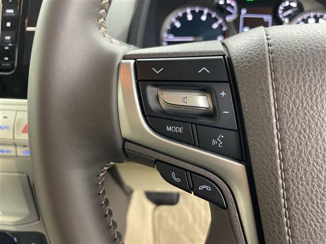 ランドクルーザープラド TX Lパッケージ レザーシート(ベージュ) パワーシート シートヒーター ベンチレーション ルーフレール 社外ナビ フルセグTV BT バックカメラ レーダークルーズコントロール ビルトインETC 横滑り防止(11枚目)