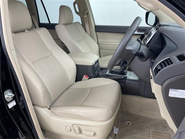 ランドクルーザープラド TX Lパッケージ レザーシート(ベージュ) パワーシート シートヒーター ベンチレーション ルーフレール 社外ナビ フルセグTV BT バックカメラ レーダークルーズコントロール ビルトインETC 横滑り防止(24枚目)