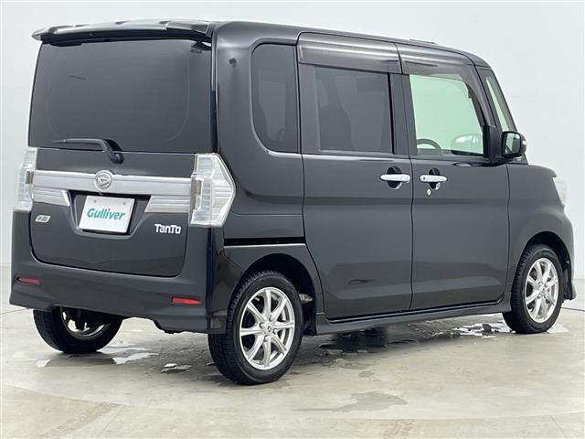 タント カスタムRS SA 4WD・社外ナビ(HDD&AM&FM)・両側パワースライドドア・社外前後ドライブレコーダー・アイドリングストップ・プッシュスタート・HIDヘッドライト・オートライト・スマートキー・夏タイヤ積込(32枚目)