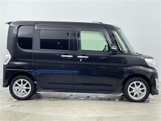 タント カスタムRS SA 4WD・社外ナビ(HDD&AM&FM)・両側パワースライドドア・社外前後ドライブレコーダー・アイドリングストップ・プッシュスタート・HIDヘッドライト・オートライト・スマートキー・夏タイヤ積込(35枚目)