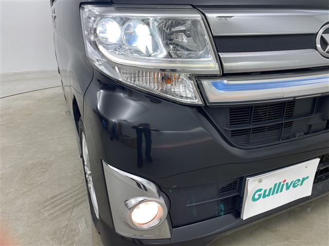 タント カスタムRS SA 4WD・社外ナビ(HDD&AM&FM)・両側パワースライドドア・社外前後ドライブレコーダー・アイドリングストップ・プッシュスタート・HIDヘッドライト・オートライト・スマートキー・夏タイヤ積込(37枚目)