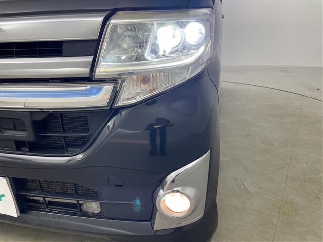 タント カスタムRS SA 4WD・社外ナビ(HDD&AM&FM)・両側パワースライドドア・社外前後ドライブレコーダー・アイドリングストップ・プッシュスタート・HIDヘッドライト・オートライト・スマートキー・夏タイヤ積込(38枚目)