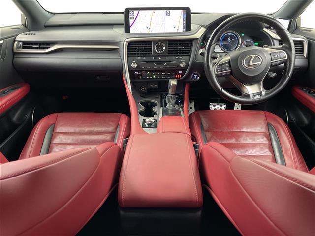 RX RX450h Fスポーツ ・4WD・寒冷地仕様・純正ナビ・全方位カメラ・ヘッドアップディスプレイ・レクサスセーフティシステム・レーダークルーズコントロール・パワーバックドア・パワーシート・シートヒーター・ベンチレーション(2枚目)