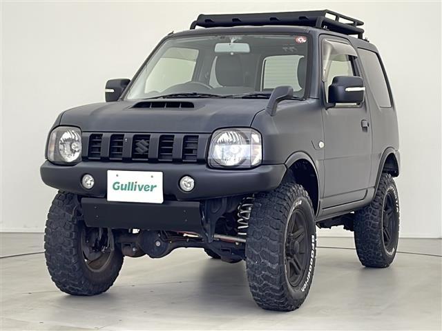 ジムニー ランドベンチャー　４ＷＤ　黒色全塗装（マットブラック）　ＴＡＮＩＧＵＣＨＩマフラー　社外ＳＤナビ　Ｄ席シートヒーター　電動格納ミラー　ウィンカーミラー　ミラーヒーター　ハロゲンライト　ヘッドライトレベライザー（33枚目）