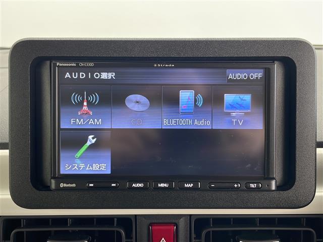 ムーヴキャンバス ストライプスＧターボ　社外ナビ　ワンセグＴＶ　衝突被害軽減防止ブレーキ　レーダークルーズコントロール　レーンキープアシスト　クリアランスソナー　バックカメラ　両側パワースライドドア　ホットカップホルダー　ＥＴＣ　ＬＥＤ（10枚目）