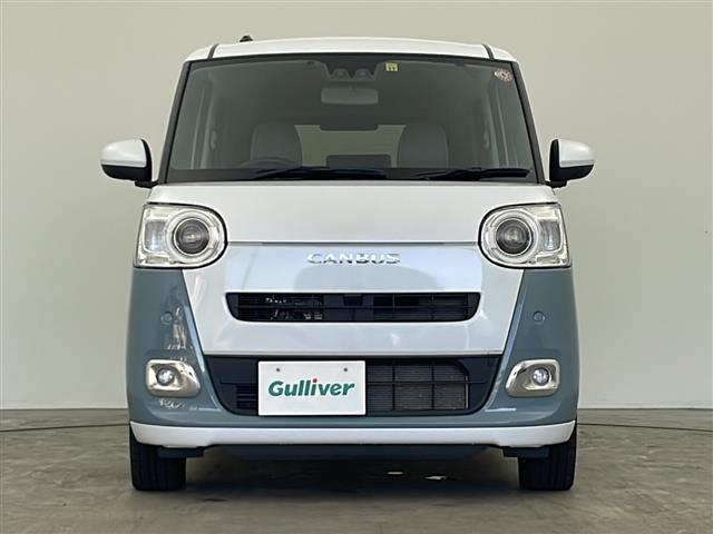 ムーヴキャンバス ストライプスＧターボ　社外ナビ　ワンセグＴＶ　衝突被害軽減防止ブレーキ　レーダークルーズコントロール　レーンキープアシスト　クリアランスソナー　バックカメラ　両側パワースライドドア　ホットカップホルダー　ＥＴＣ　ＬＥＤ（33枚目）