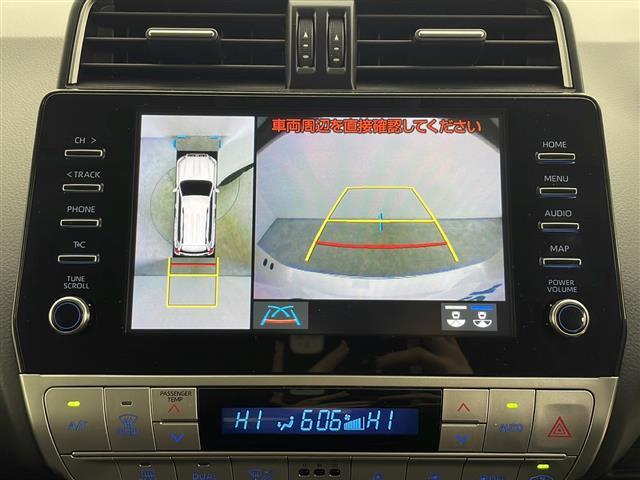 ランドクルーザープラド TX Lパッケージ・ブラックエディション ワンオーナー 純正メーカーOPナビ ETC レザーシート LEDヘッドライト 運転席パワーシート 前後ドライブレコーダー 衝突被害軽減システム フルセグTV バックカメラ 横滑り防止装置(3枚目)