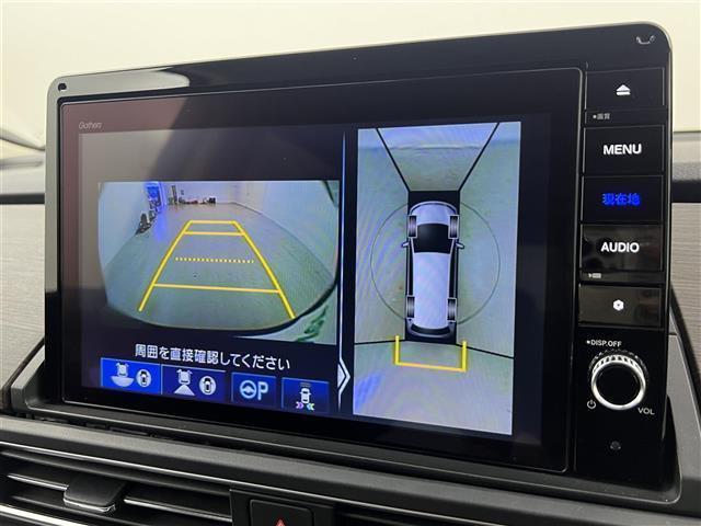 ｅ：ＨＥＶアブソルート・ＥＸ　純正１０型ナビ　ホンダセンシング　衝突軽減　アラウンドビューモニター　ＢＳＭ　クルーズコントロール　フリップダウンモニター　デジタルインナーミラー　両側パワースライドドア　シートヒーター　ＥＴＣ２．０(12枚目)