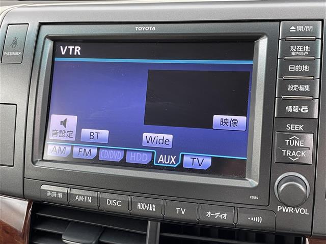 エスティマ ２．４アエラス　Ｇエディション　純正ナビ（ＢＴ，フルセグＴＶ）　Ｂカメラ　ＥＴＣ　クルーズコントロール　ＭＴモード付き　両側電動スライドドア　ステアリングリモコン　プッシュスタート　フォグランプ　オートライト　電動格納式ドアミラー（3枚目）
