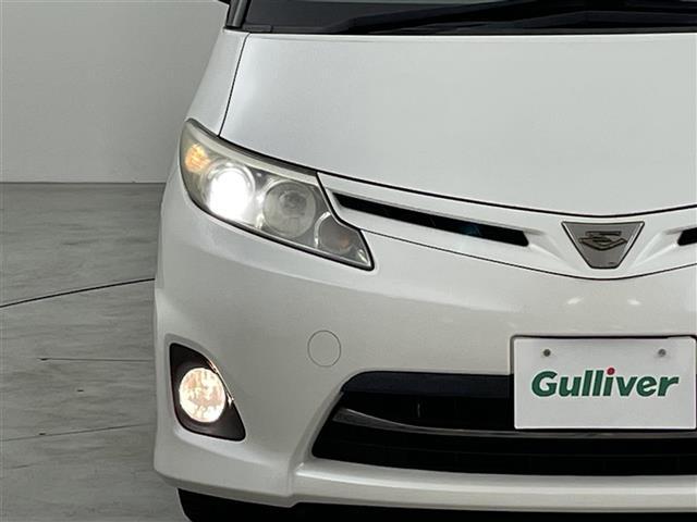 エスティマ ２．４アエラス　Ｇエディション　純正ナビ（ＢＴ，フルセグＴＶ）　Ｂカメラ　ＥＴＣ　クルーズコントロール　ＭＴモード付き　両側電動スライドドア　ステアリングリモコン　プッシュスタート　フォグランプ　オートライト　電動格納式ドアミラー（17枚目）