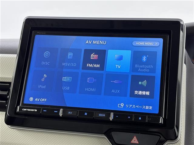 Ｎ－ＢＯＸ Ｇ・ＥＸホンダセンシング　社外ナビ（ＢＴ，フルセグＴＶ）　バックカメラ　ビルトインＥＴＣ　レーダー探知機　アダプティブクルコン　ホンダセンシング　衝突軽減　レーンキープ　先行車発進お知らせ　標識認識機能　片側電動スライドドア（4枚目）