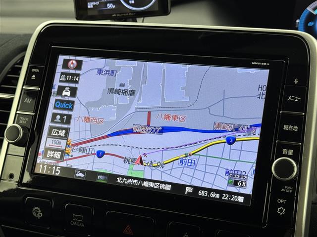 セレナ ｅ－パワー　オーテック　後席モニター　純正９型ナビ　全方位カメラ　３６０°ドラレコ／デジタルルームミラー　プロパイロット　エマージェンシーブレーキ　レーンキープ　パーキングアシスト　両側電動スライドドア　ステアリングヒーター（4枚目）