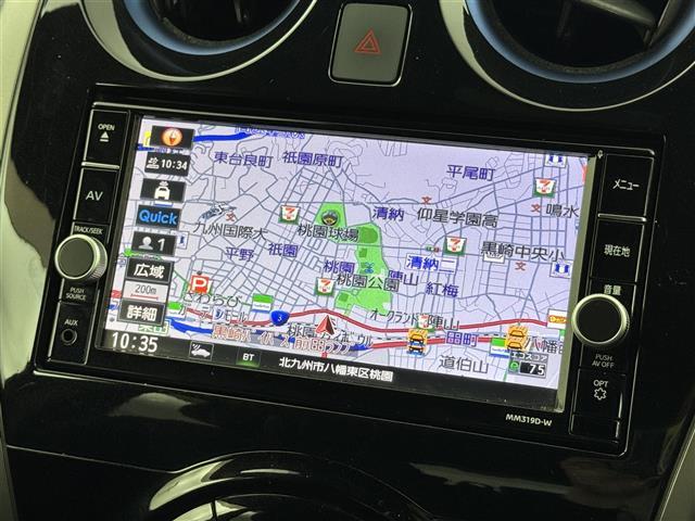 ノート ｅ－パワーオーテック　純正ナビ（フルセグＴＶ）　アラウンドビューモニター　ＥＴＣ２．０　前方ドラレコ　デジタルルームミラー　クルーズコントロール　コーナーセンサー　エマージェンシーブレーキ　レーンキープ　純正１５インチＡＷ（3枚目）