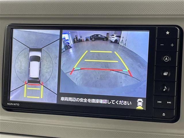 ミラトコット Ｇ　リミテッド　ＳＡＩＩＩ　純正ナビ／フルセグＴＶ　全方位カメラ　ＥＴＣ　前方ドライブレコーダー　コーナーセンサー　衝突軽減ブレーキ　アイドリングストップ　横滑り防止装置　電動格納式ドアミラー　シートヒーター　プッシュスタート（6枚目）