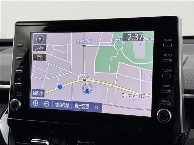 カローラクロス Ｚ　純正９型ＤＡナビ　バックカメラ　ビルトインＥＴＣ　３６０°ドラレコ　レーダークルコン　コーナーセンサー　トヨタセーフティセンス　ＰＫＳＢ　シートヒーター　パワーバックドア　社外１８インチＡＷ　ＬＥＤ（3枚目）