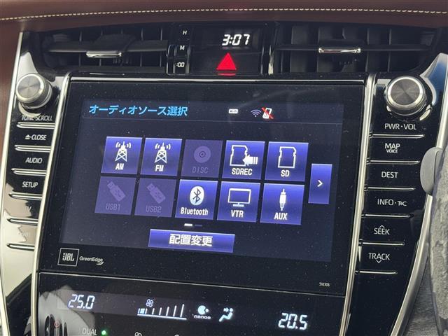 ハリアー プログレス　パノラマムーンルーフ　モデリスタエアロ　純正ナビ／フルセグＴＶ　全方位カメラ　ＪＢＬ　クルーズコントロール　コーナーセンサー　衝突被害軽減ブレーキ　ハーフレザー　パワーバックドア　社外２０インチＡＷ（5枚目）