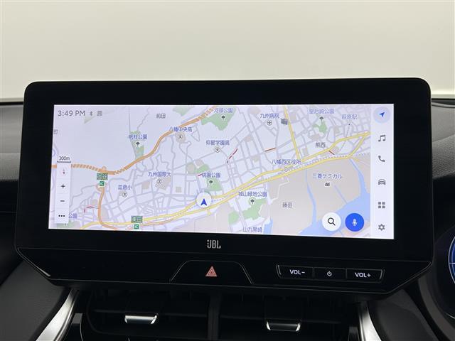 ハリアーハイブリッド Ｚ　レザーパッケージ　ガラスルーフ　純正１２．３型ＤＡナビ／全方位カメラ　ＪＢＬ　デジタルルームミラー　トヨタセーフティセンス　アクセル踏み間違い防止　ＨＵＤ　シートヒーター／ベンチレーション　ステアリングヒーター　ＬＥＤ（4枚目）
