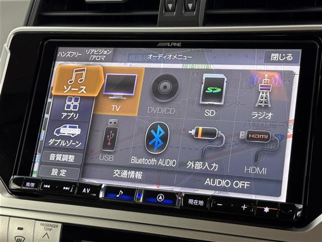 ランドクルーザープラド TX Lパッケージ サンルーフ 7人乗り アルパインナビ/フルセグTV バックカメラ ETC ドラレコ トヨタセーフティセンス アクセル踏み間違い防止 シートベンチレーション/ヒーター パワーシート 純正19インチAW(5枚目)