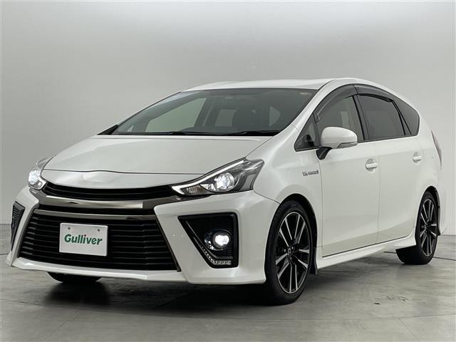 プリウスアルファ Sツーリングセレクション・G’s GS'エアロ 純正ナビ/フルセグTV バックカメラ ビルトインETC コーナーセンサー 横滑り防止装置 フォグランプ ハーフレザーシート プッシュスタート ステアリングリモコン GS'18インチAW(19枚目)