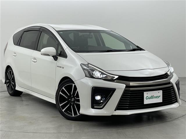 プリウスアルファ Sツーリングセレクション・G’s GS'エアロ 純正ナビ/フルセグTV バックカメラ ビルトインETC コーナーセンサー 横滑り防止装置 フォグランプ ハーフレザーシート プッシュスタート ステアリングリモコン GS'18インチAW(39枚目)