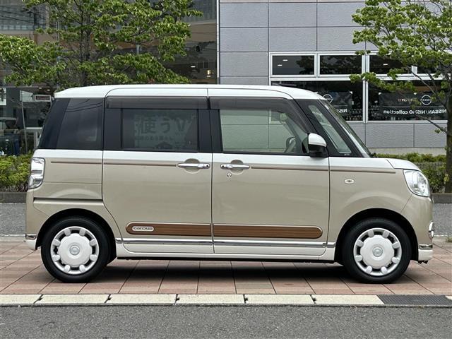 ムーヴキャンバス GメイクアップVS SAIII 純正ナビゲーション・パノラマモニター・ビルトインETC・ドライブレコーダー・両側パワースライドドア・運転席シートヒーター・衝突回避支援ブレーキ・車線逸脱警報・誤発進抑制制御・先行車発進お知らせ(31枚目)