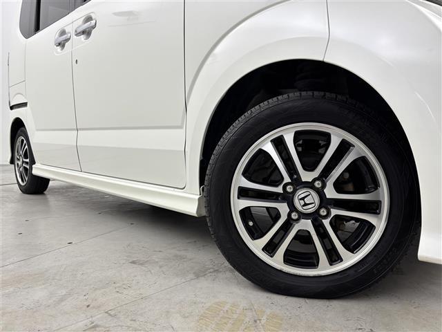 Ｎ－ＢＯＸカスタム Ｇ　社外ディスプレイオーディオ（ＢＴ）　バックカメラ　両側電動スライドドア　横滑り防止装置　ＥＣＯＮ　プッシュスタート　電動格納式ドアミラー　純正フロアマット　オートライト　純正１４インチアルミホイール（18枚目）