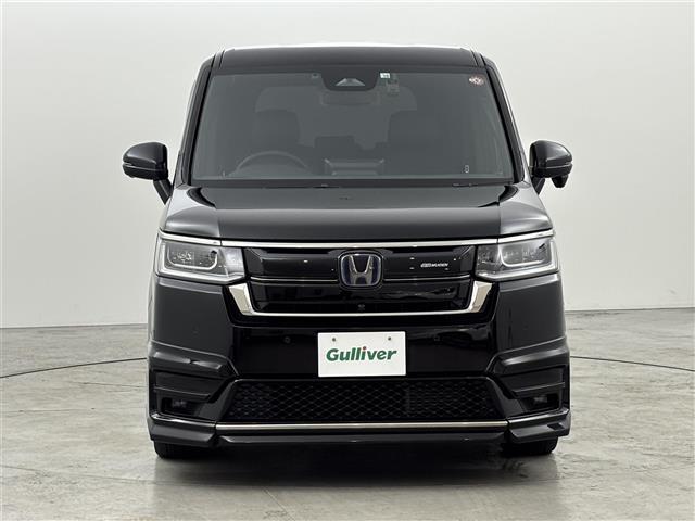 ステップワゴン ｅ：ＨＥＶスパーダ　無限エアロ／マフラー／１９インチＡＷ　純正１５．６インチフリップダウンモニター　純正ナビ　ＥＴＣ　前後ドラレコ　全方位カメラ　両側パワースライドドア　レーダークルコン　衝突軽減システム　シートヒーター（42枚目）