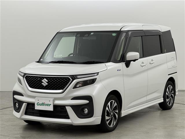 ソリオバンディット ハイブリッドMV 純正10型ナビ/フルセグTV ビルトインETC レーダークルコン コーナーセンサー 衝突被害軽減 レーンキープ アイドリングストップ HUD 両側電動スライドドア シートヒーター 純正15インチAW(19枚目)