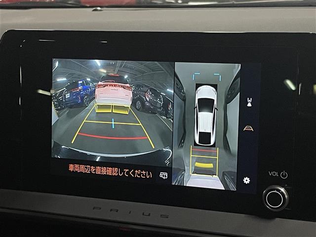 プリウス Ｇ　純正ＤＡナビ　全方位カメラ　前方ドライブレコーダー　レーダー探知機　ＥＴＣ２．０　トヨタセーフティセンス　アクセル踏み間違い防止　ＢＳＭ　寒冷地仕様　シートヒーター　純正１９インチＡＷ　ＬＥＤライト（6枚目）