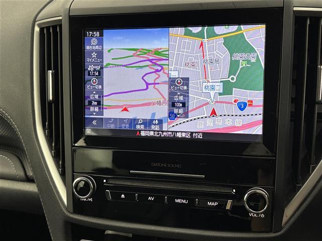 フォレスター アドバンス 純正8インチナビ デジタルルームミラー F.S.Rカメラ レーダークルーズコントロール 衝突被害軽減 レーンキープ コーナーセンサー センターデフロック パドルシフト パワーバックドア シートヒーター(3枚目)